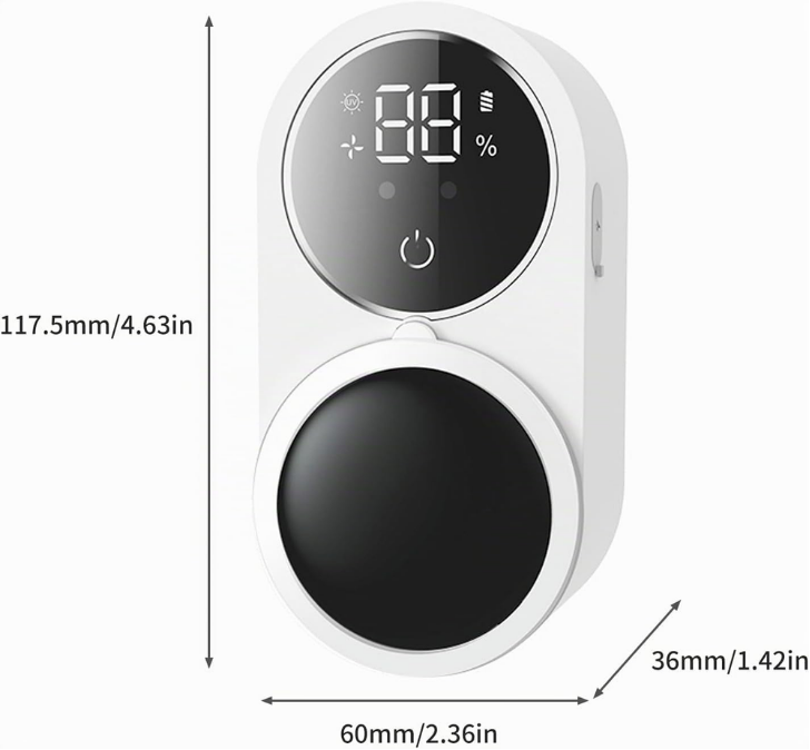 Esterilizador de Cepillos de Dientes Inteligente Recargable por USB, Desinfección Ultravioleta, Secado por Aire, Soporte de Pared para Cepillos de Dientes Eléctricos
